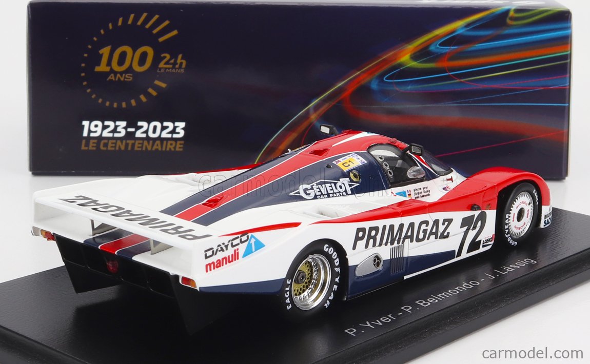 Miniature Spark 1/43 Résine - Porsche 962 C N°72 - 24h Du Mans 1989 - Occasion