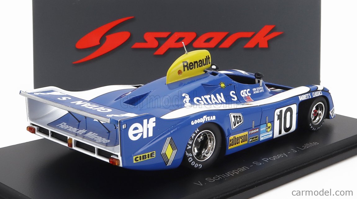 Spark 1/43 Mirage M9 Renault Gordini V6 Turbo Le Mans´78 #10 10th