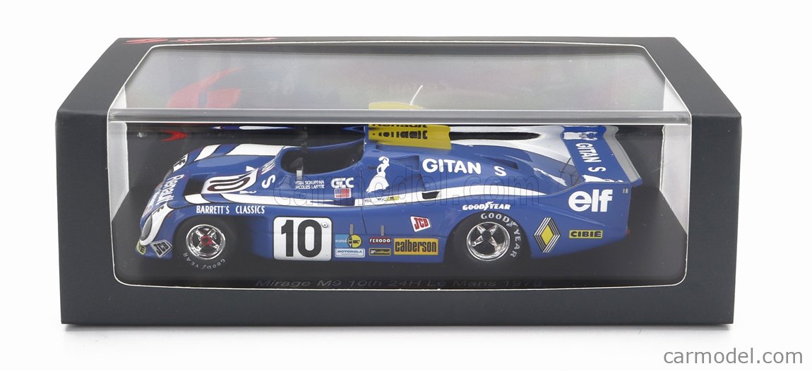 Spark 1/43 Mirage M9 Renault Gordini V6 Turbo Le Mans´78 #10 10th