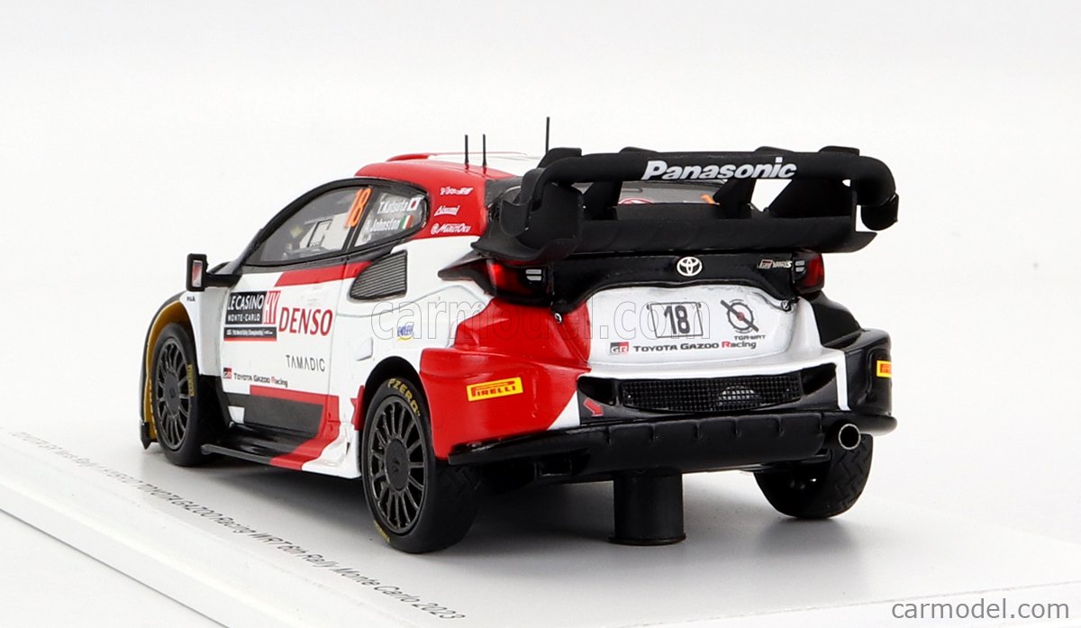 Miniature Voiture SPARK 1/43 - Toyota GR Yaris Rally1 Hybride - Monte-Carlo 2023 (S6721)