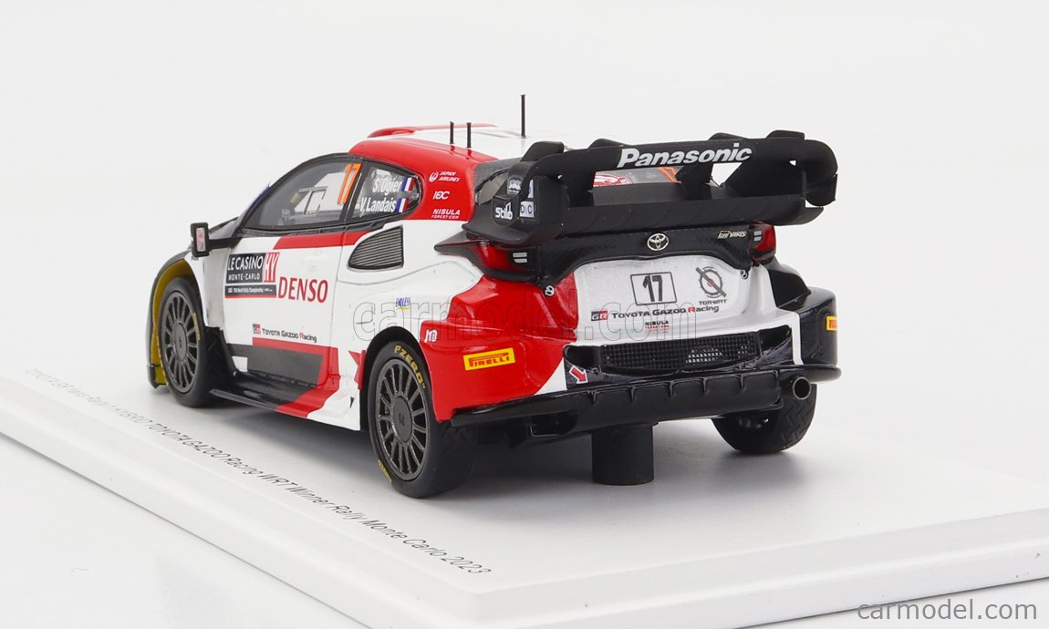 Miniature IXO 1:43 Toyota Yaris Gr Hybrid Rally1 #69 Monte-Carlo 2023 Rovanpera