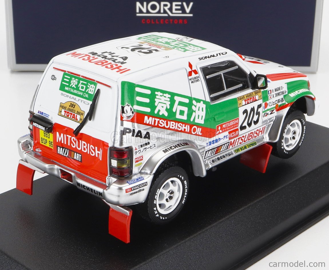Mitsubishi Pajero #213 K. Shinozuka / H. Magne - 3rd Rallye Paris Dakar 1992 - N