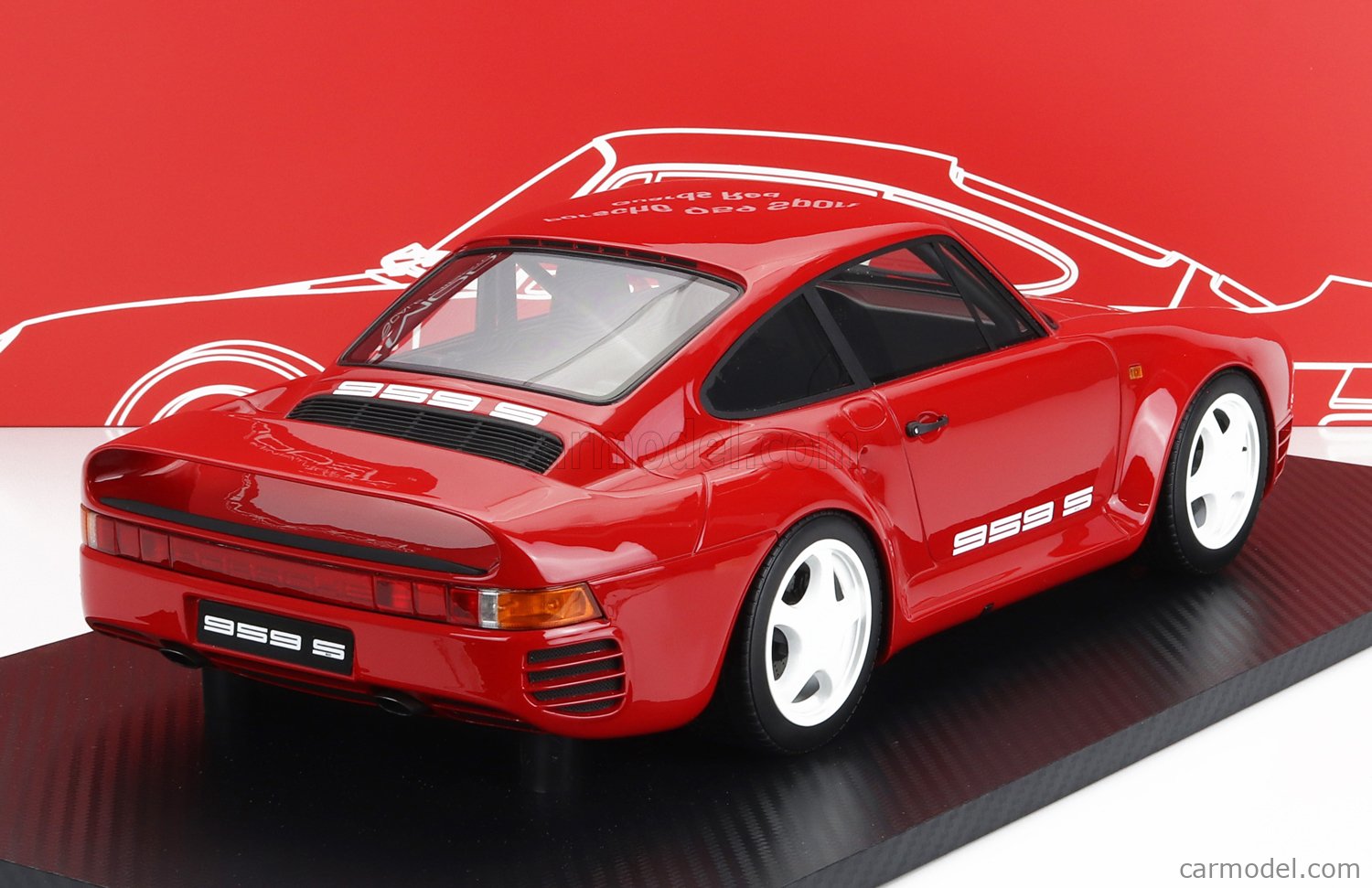 TRUESCALE TSM120010 Scale 1/12 | PORSCHE 959 S 1987 RED