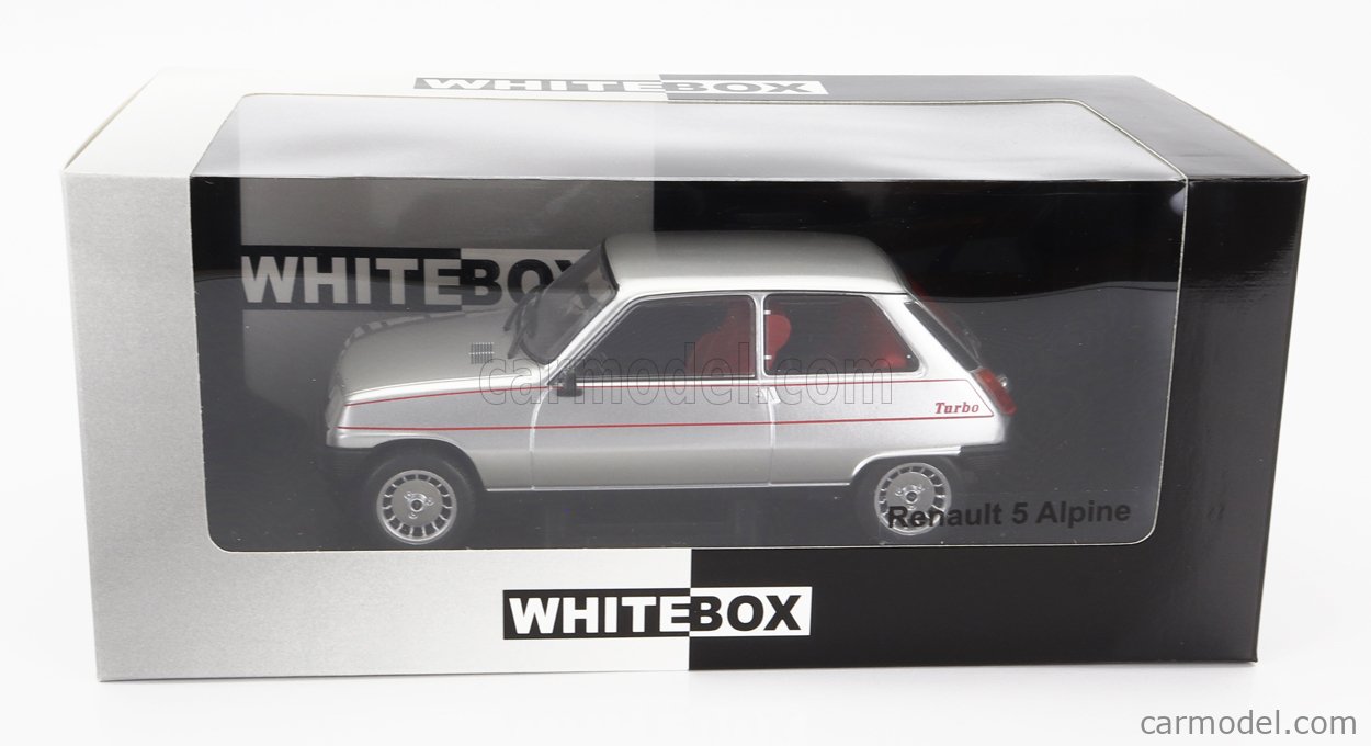 WHITEBOX WB124152 Echelle 1/24  RENAULT R5 ALPINE TURBO 1982 SILVER