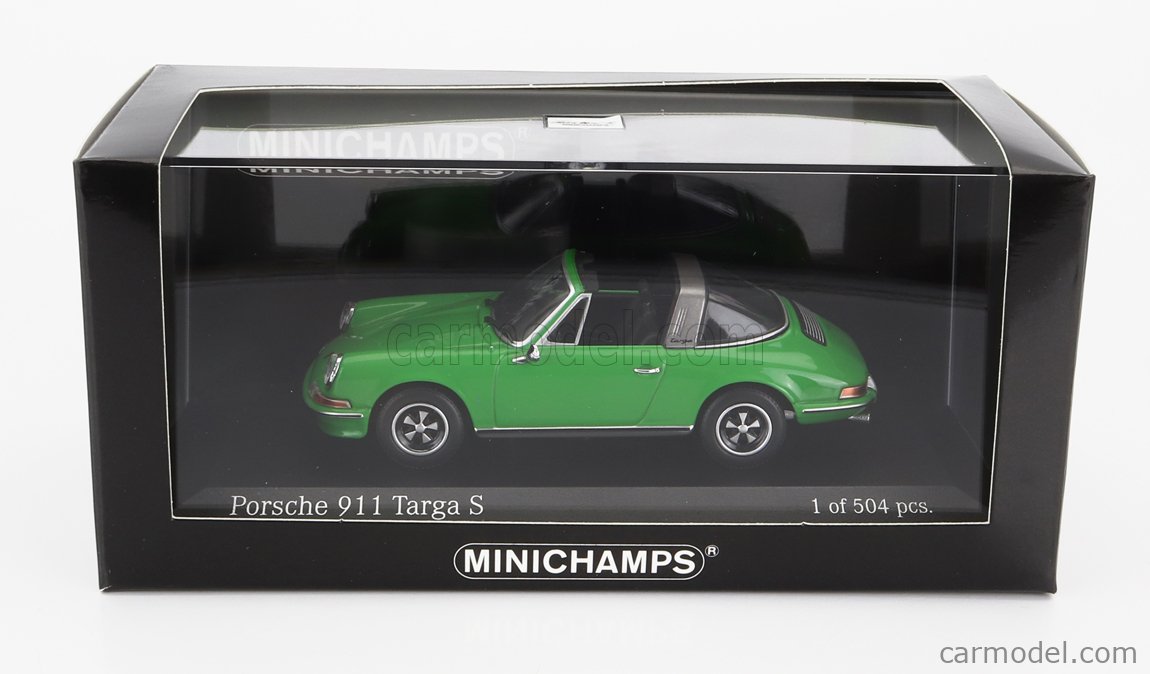 MINICHAMPS 410060161 Scale 1/43 | PORSCHE 911 TARGA 1972 GREEN