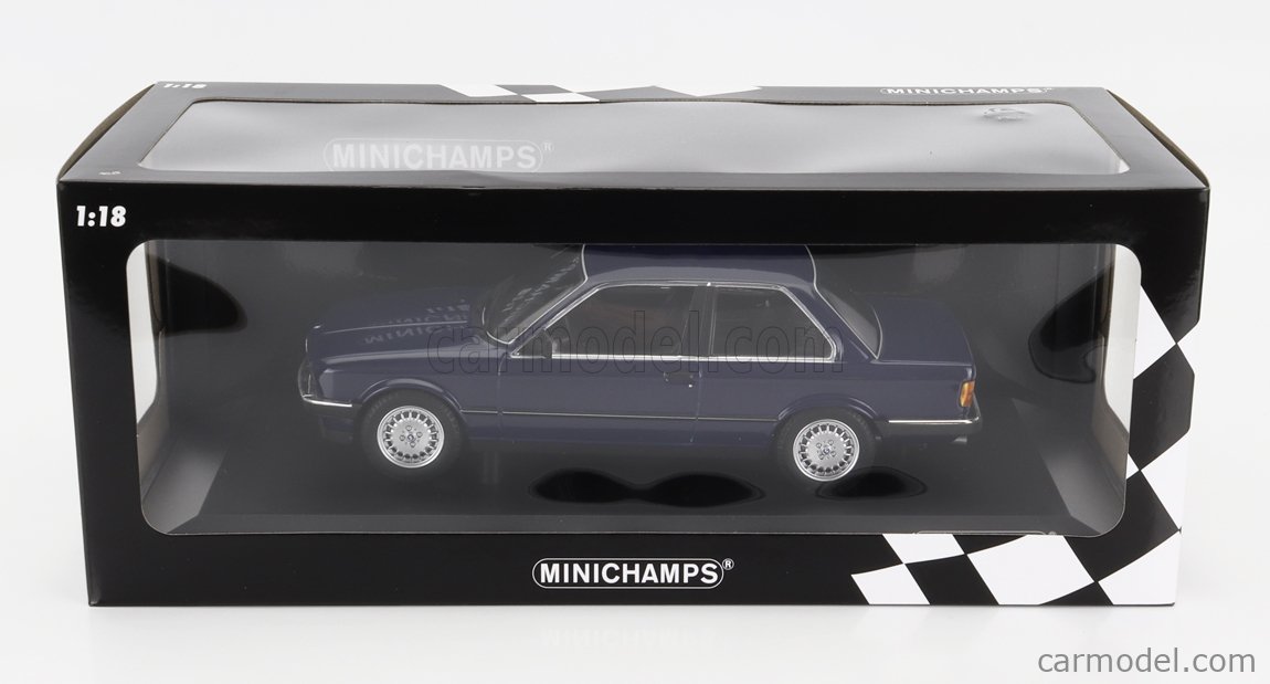 MINICHAMPS 155026009 Scale 1/18 | BMW 3-SERIES 323i 1982 BLUE