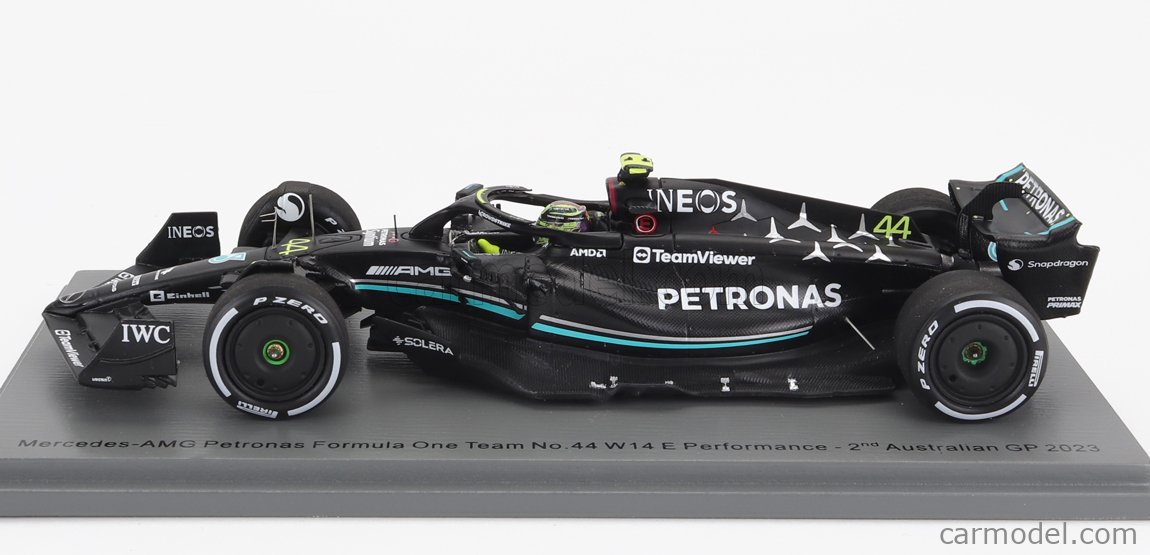 Modellino Mercedes W14 F1 2023 Lewis Hamilton Scala 1:43 Spark