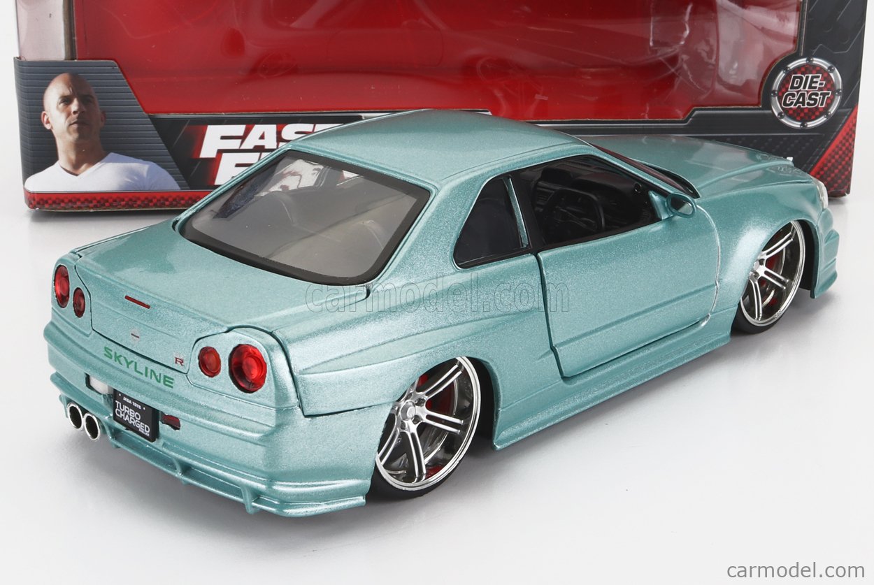 Jada Fast & Furious Car Brians Nissan Skyline Gtr-R 1:24 • Pris »
