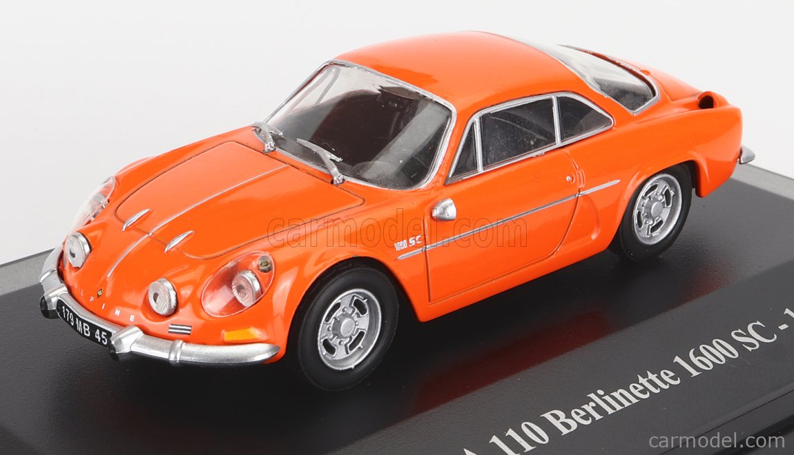 NOREV MINIATURE 1/43 alpine A110 berlinette gendarmerie plastique bleue