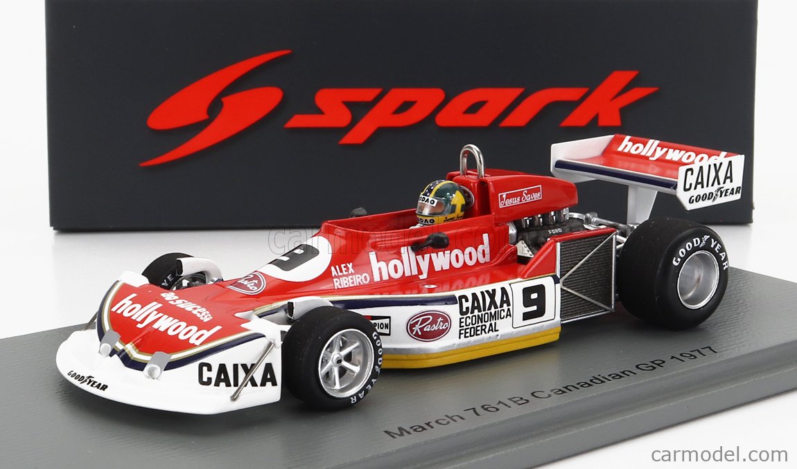 SPARK-MODEL S7276 Scale 1/43 | MARCH F1 761B N 9 CANADA GP 1977 A ...