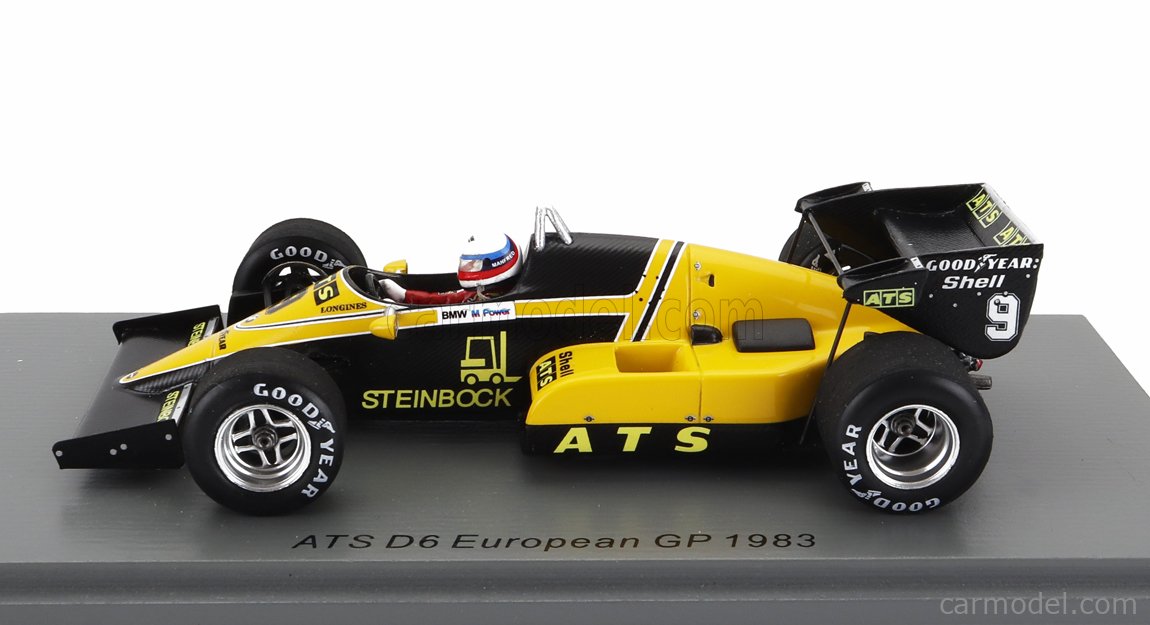SPARK-MODEL S3922 Scale 1/43 | ATS F1 D6 N 9 EUROPEAN GP SPARK-MODEL S3922 Scale 1/43 | ATS F1 D6 N 9 EUROPEAN GP