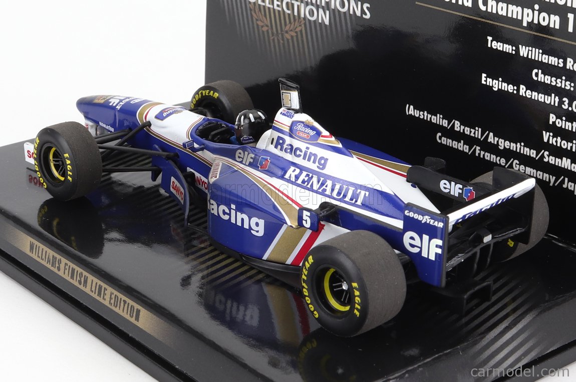 MINICHAMPS 436966605 Scale 1/43 | WILLIAMS F1 FW18 RENAULT N 5 WORLD ...