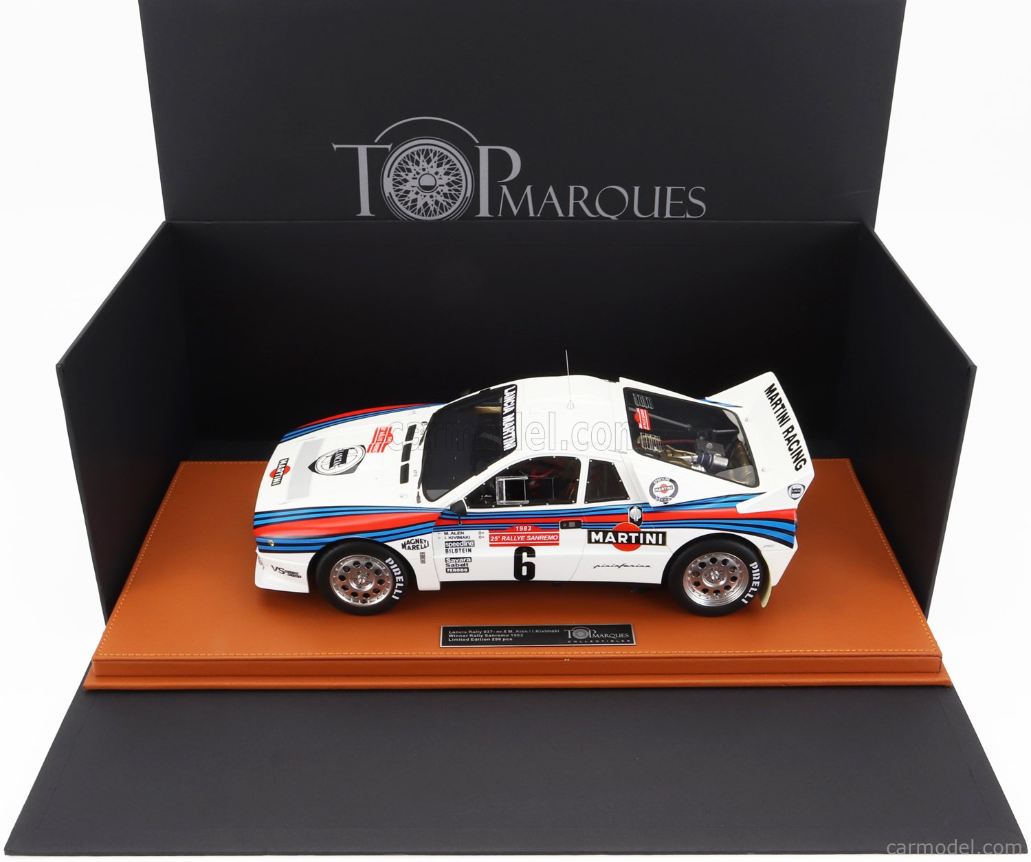 Pronto en Italia la maqueta 1:8 del Lancia 037 del piloto Markku Alén