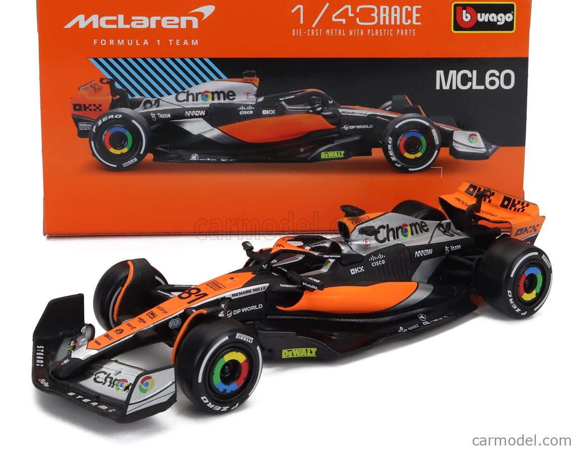 Diecast model cars McLaren F1 1/43 Spark MCL60 No.81 Team formule