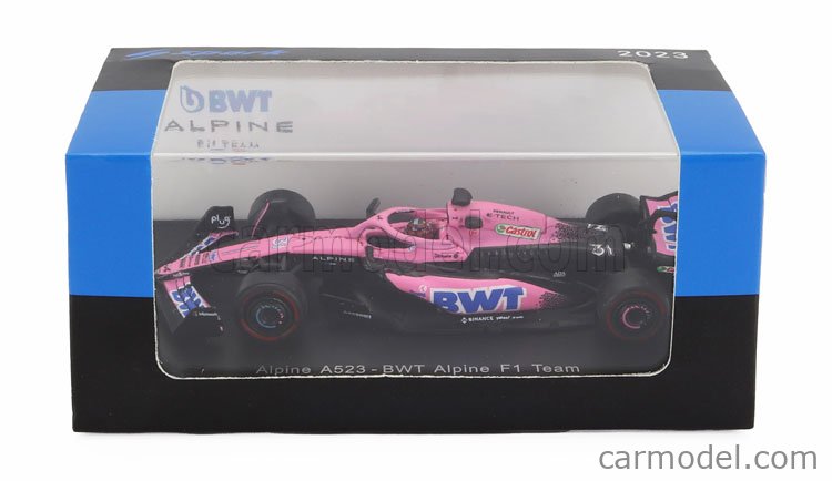 Spark Model Y286 Scale 1 64 Alpine F1 A523 Team Bwt Alpine N 31 Season 2023 Esteban Ocon Pink Blue Spark Model Y286 Scale 1 64 Alpine F1 A523 Team Bwt Alpine N 31 Season 2023 Esteban Ocon Pink Blue