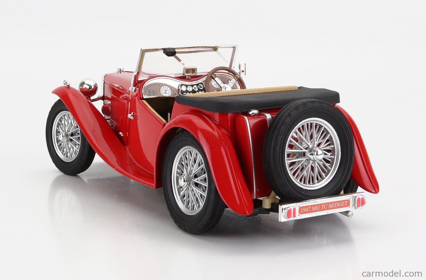 Lucky Diecast Lcd92468r Scale 118 Mg Tc Midget Spider 1947 Red Black 