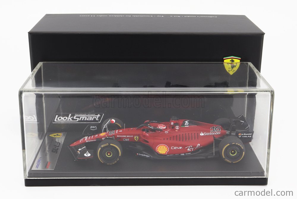 LOOKSMART LSF1044 Scale 1/43 | FERRARI F1-75 TEAM SCUDERIA FERRARI N 16 ...