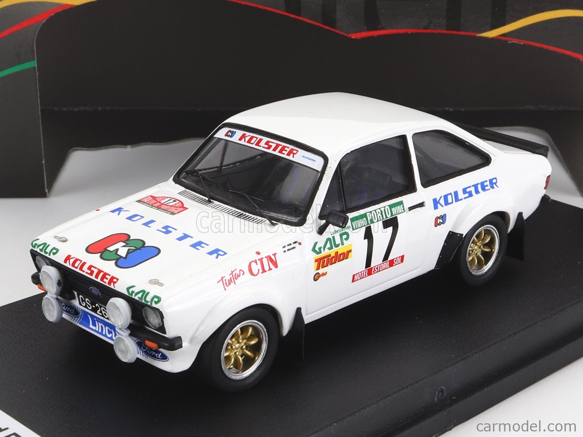 Miniature Voiture Trofeu - Ford Escort Mk2 Portugal 1983 - N°17 Borges - Échelle 1/43 - NEUF