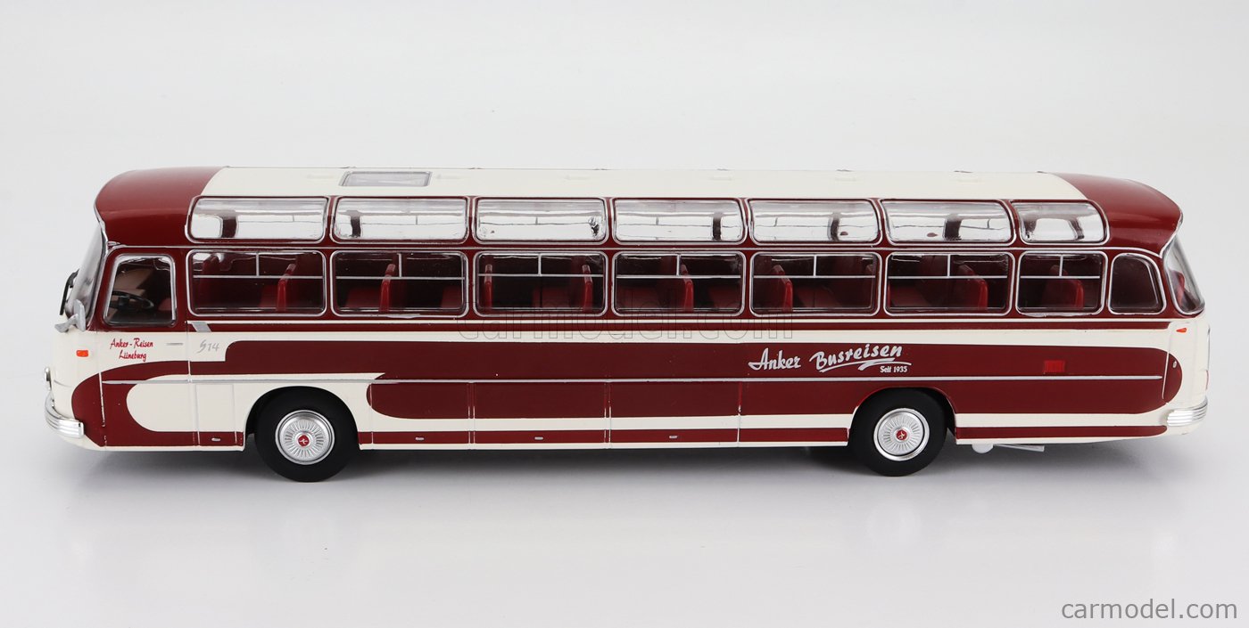 EDICOLA AUTDALMONCOLL063 Scale 1/43 | SETRA S14 AUTOBUS 1966 RED CREAM