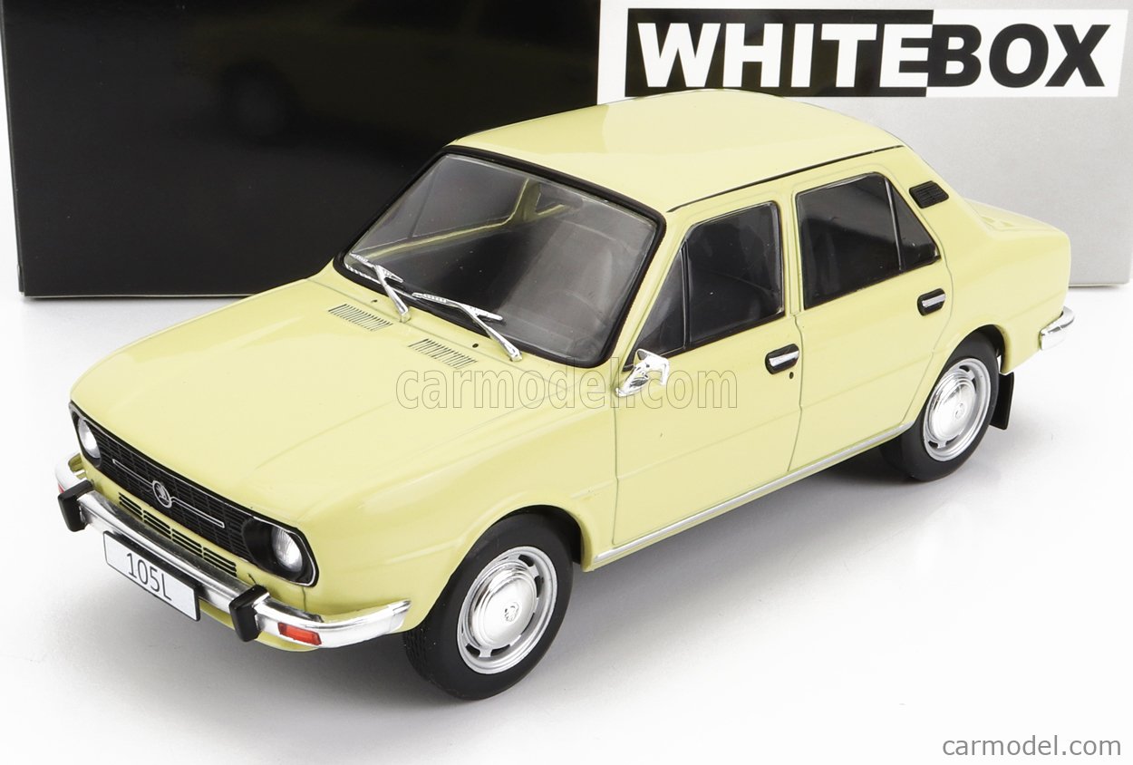 Modellino WhiteBox Skoda 105L Rossa 1976, Scala 1/24, Scatola Sigillata