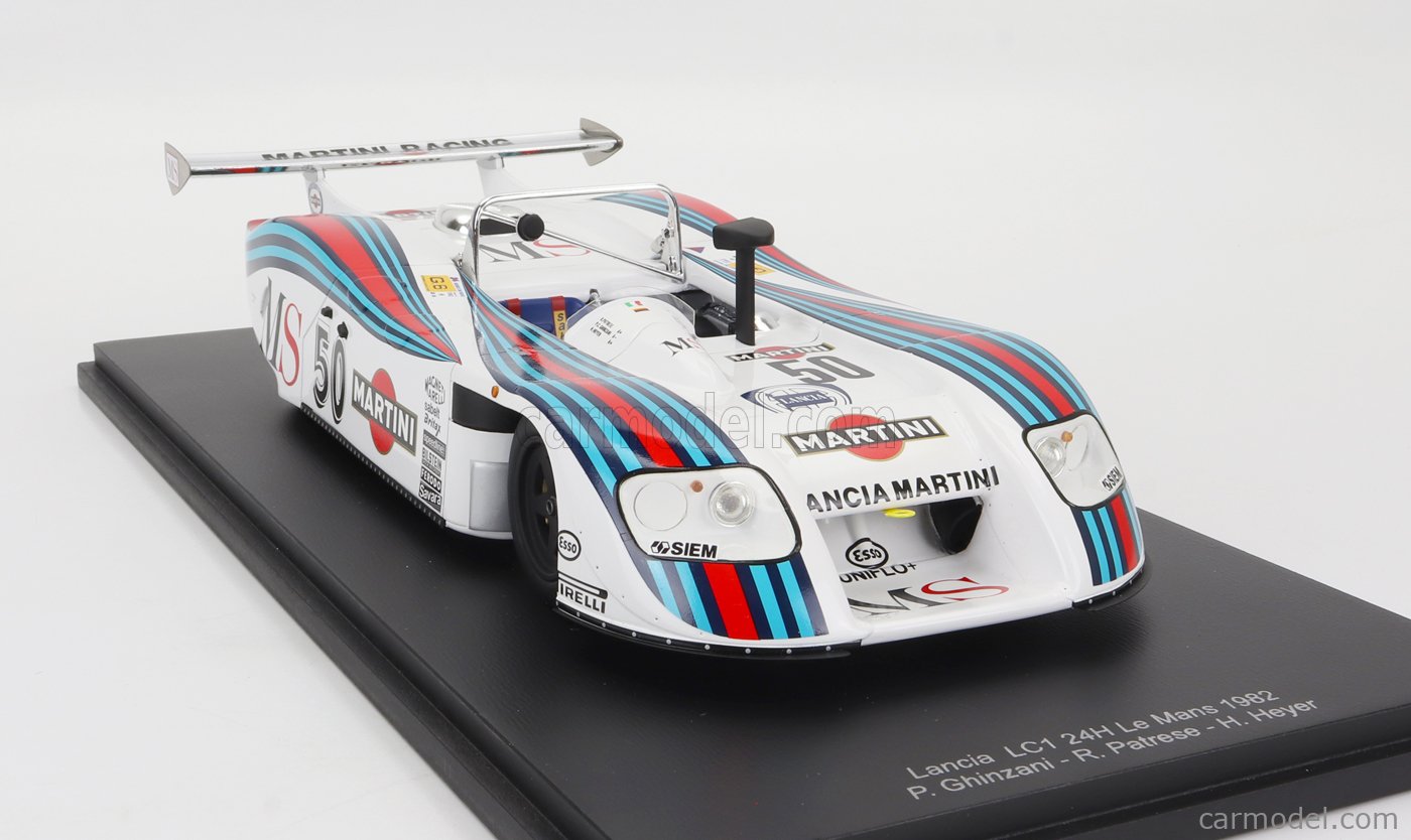 Miniature Tenariv 1/43 – Lancia LC1 Grp6 Le Mans 1982 #50 Martini – Résine – Occasion