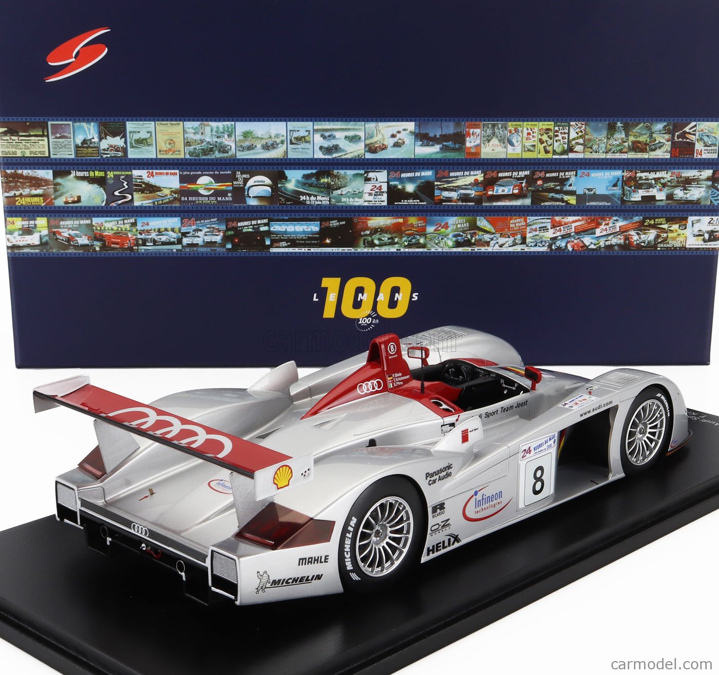 SPARK-MODEL 18LM00 Scale 1/18 | AUDI R8 3.6L TURBO V8 TEAM
