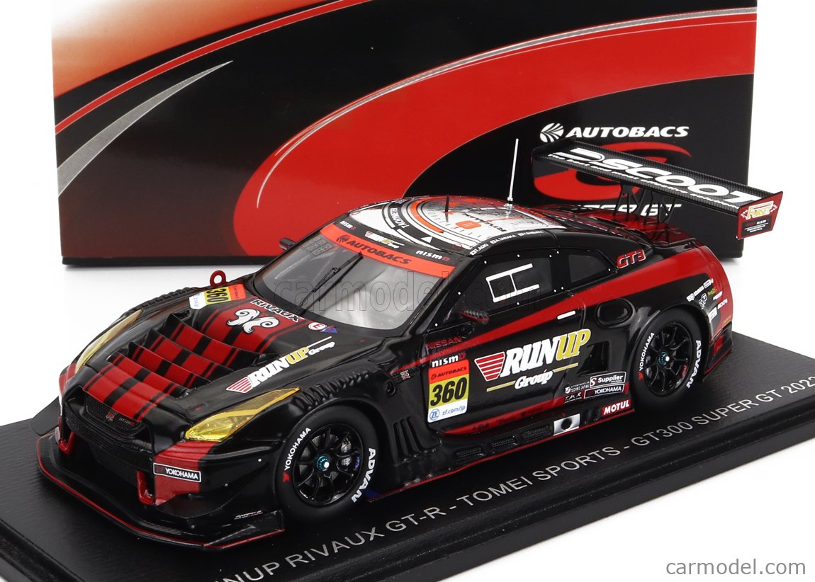 SPARK-MODEL SGT036 Scale 1/43 | NISSAN GT-R TEAM RUNUP RIVAUX 