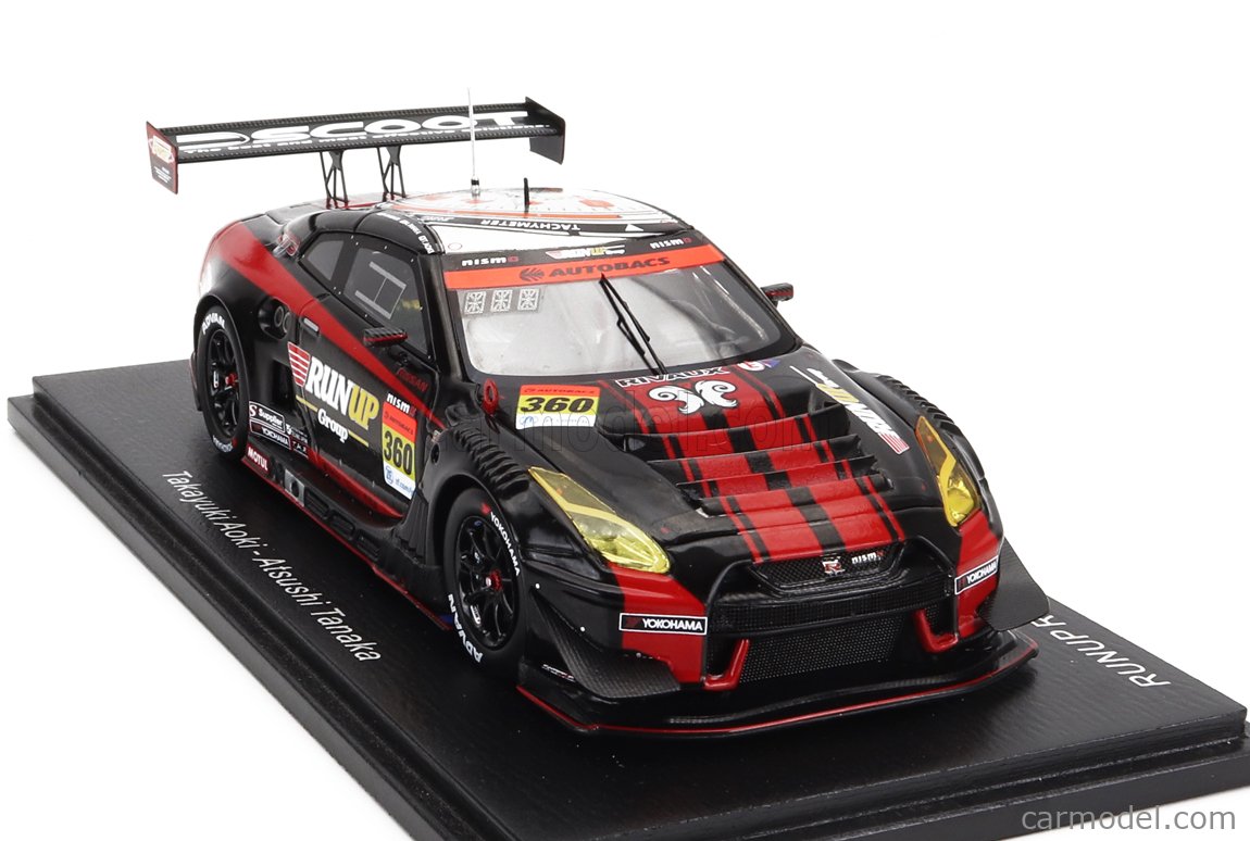 SPARK-MODEL SGT036 Scale 1/43 | NISSAN GT-R TEAM RUNUP RIVAUX 
