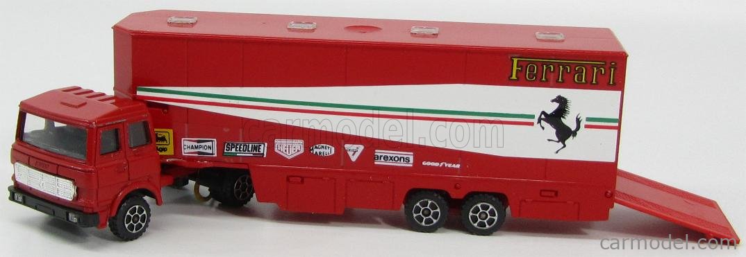 POLITOYS POLISTIL RJ101 Scale 1/55 | FIAT TRUCK F1 FERRARI