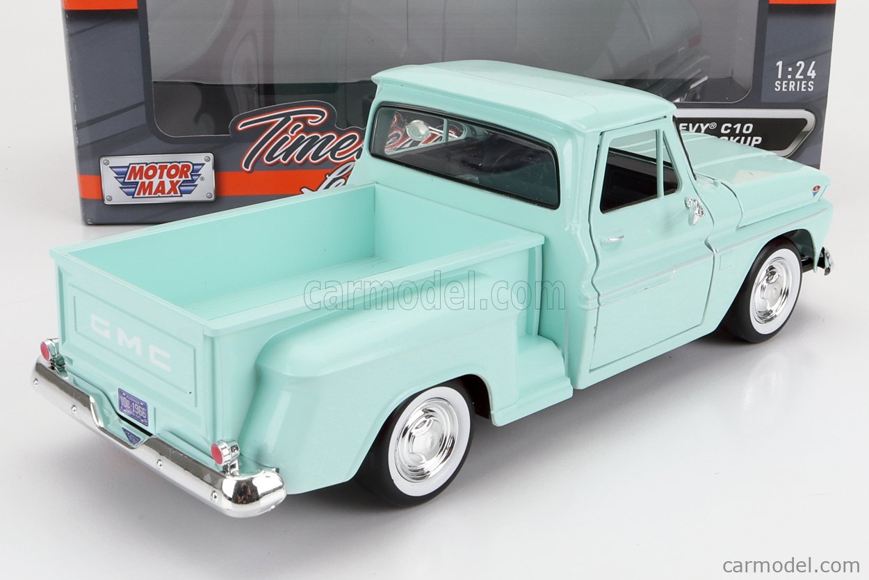 MOTORMAX 79379GN Masstab 1/24 GMC C1000 PICKUP 1966 LIGHT GREEN