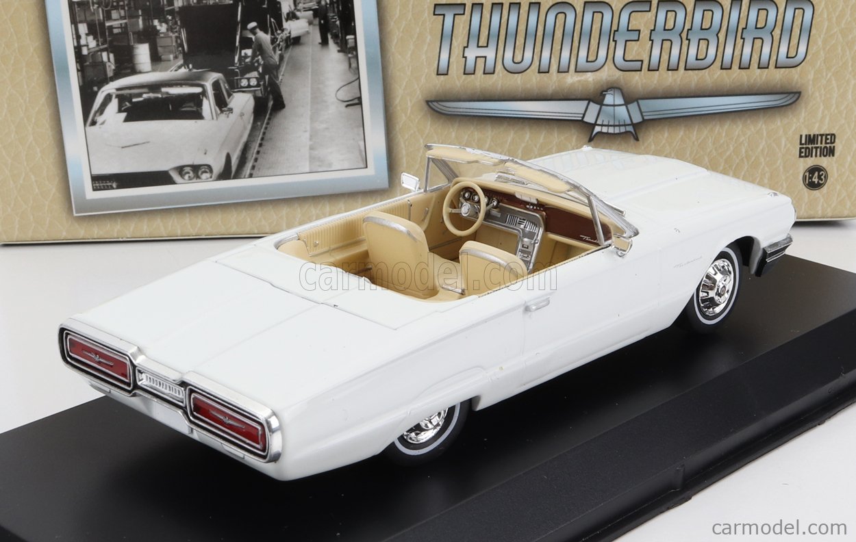 RARE – Belgium Trucks Jupiter Models I 1:43 Ford Thunderbird Cabriolet 1960 (multicolore, Métal/plastique, Boîtier Inclus)