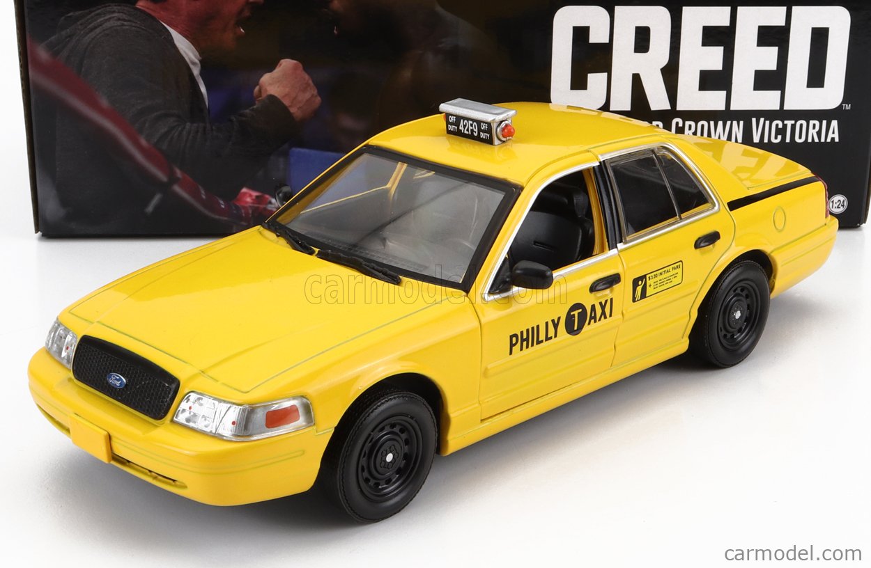 GREENLIGHT 84173 Masstab: 1/24  FORD USA CROWN VICTORIA PHILLY TAXI 2015 - CREED YELLOW