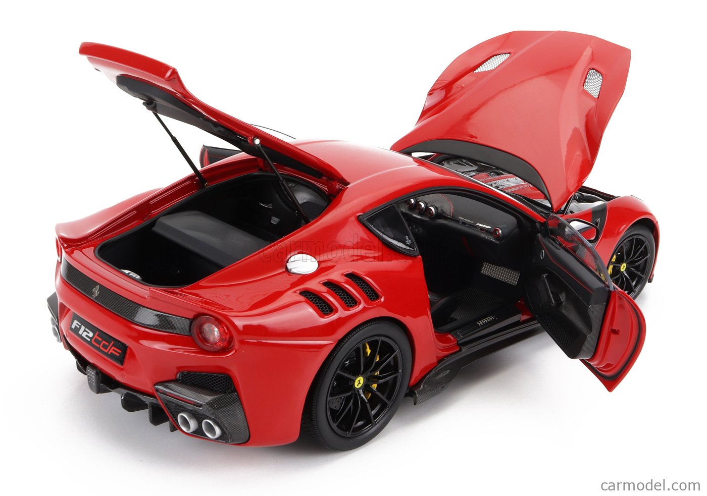 BBR MODELS BBR182101 23 Scale 1 18 FERRARI F 12 TDF 2015 BLACK