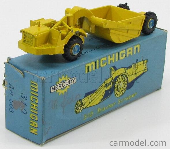 MERCURY - 1/87 - HO - EUCLID TS 24 - TWIN POWER SCRAPER