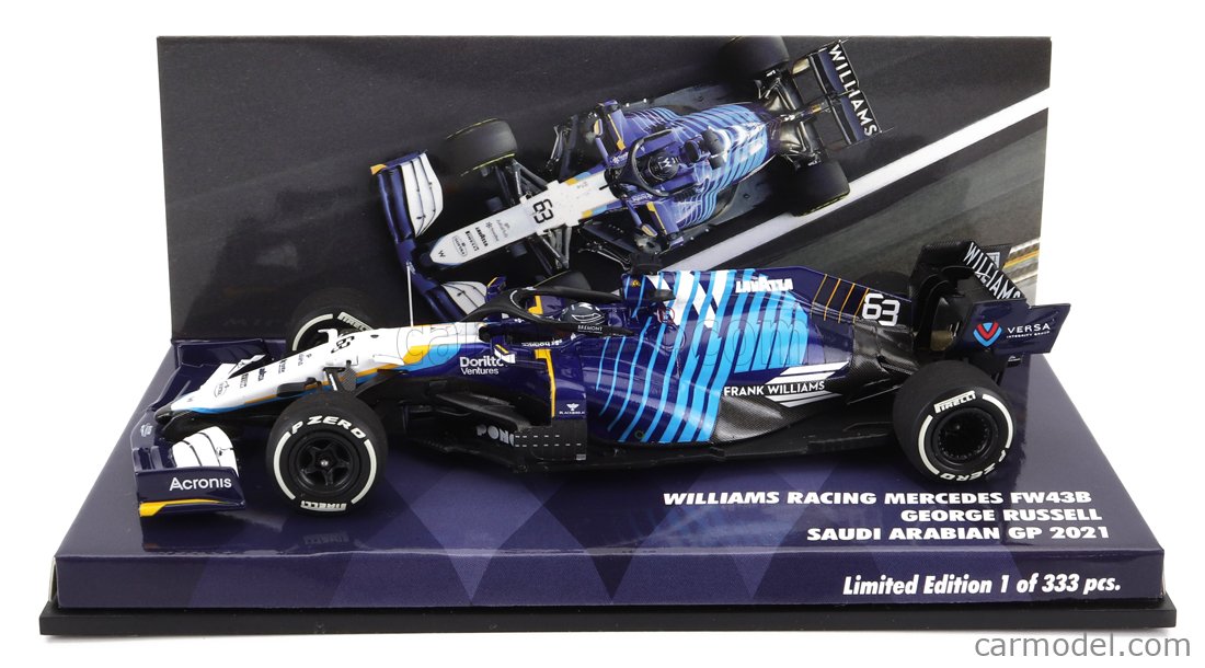 MINICHAMPS 447212263 Scale 1/43 | WILLIAMS F1 FW43B MERCEDES M12 EQ ...