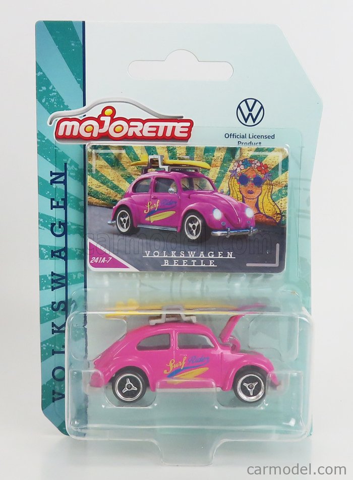 MAJORETTE 212055004 Scale 1/64 | VOLKSWAGEN BEETLE MAGGIOLINO 1951 PINK