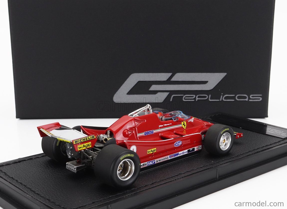 FERRARI - F1 126C N 2 QUALIFYNG IMOLA GP ITALY (with pilot figure) 1980  GILLES VILLENEUVE