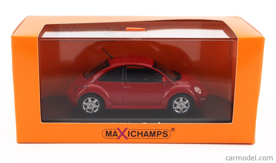 Volkswagen Beetle Cabriolet Minichamps 1/18 - 1949 - Résine Noir/rouge