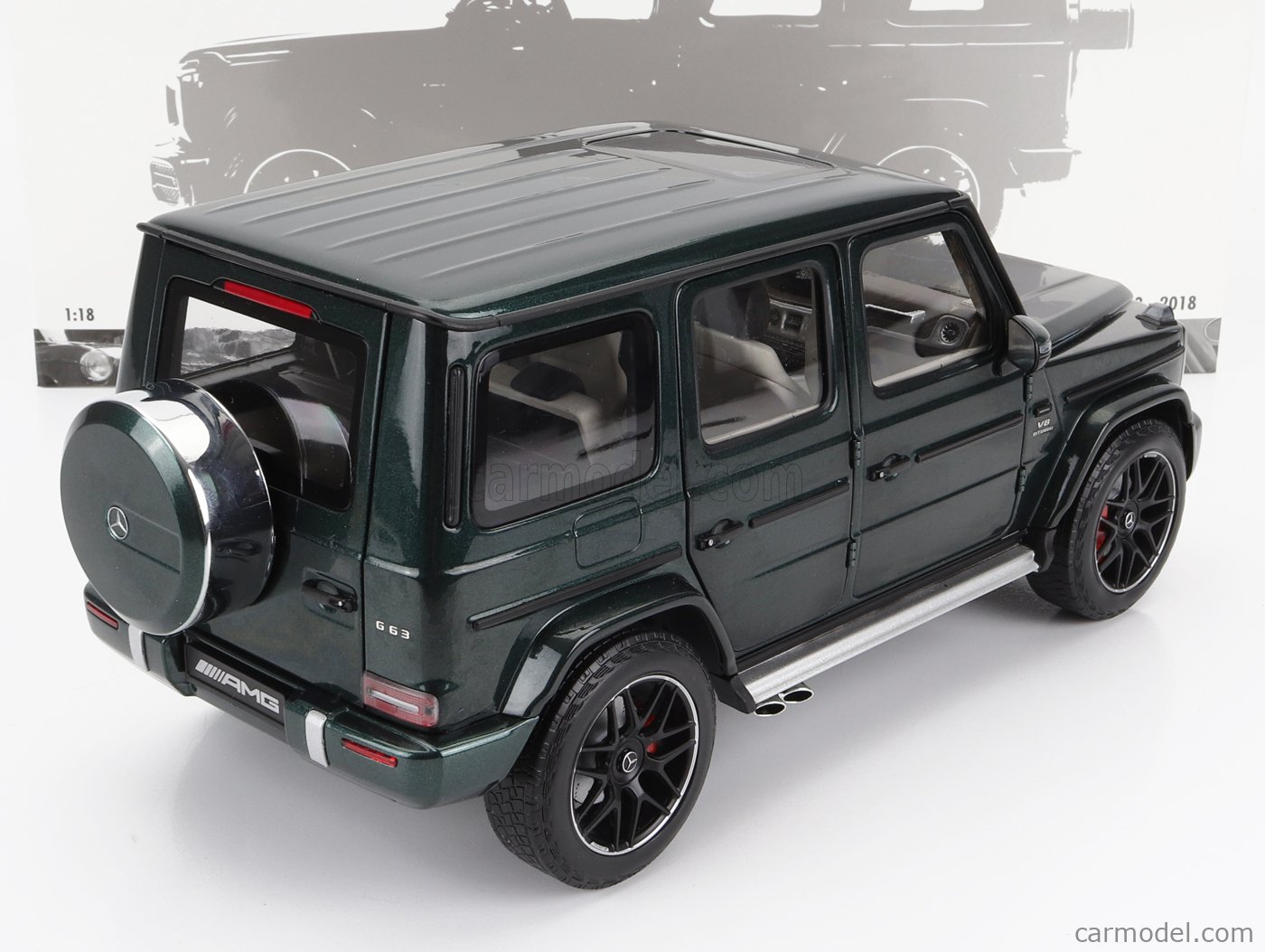 Minichamps Masstab Mercedes Benz G Class Amg G W V Biturbo Green Met