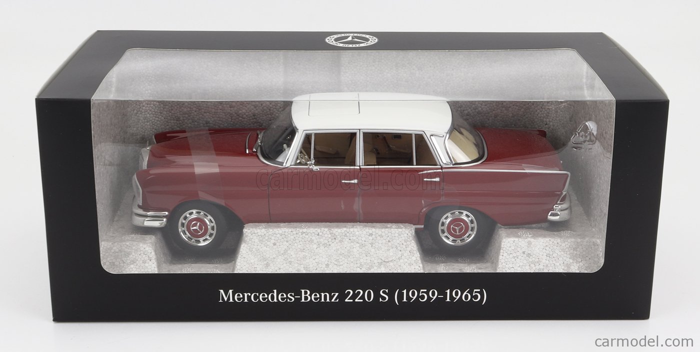 Modèle réduit Mercedes Benz - 220se (w111) 1959 - 2 Tone Bleu 1/18