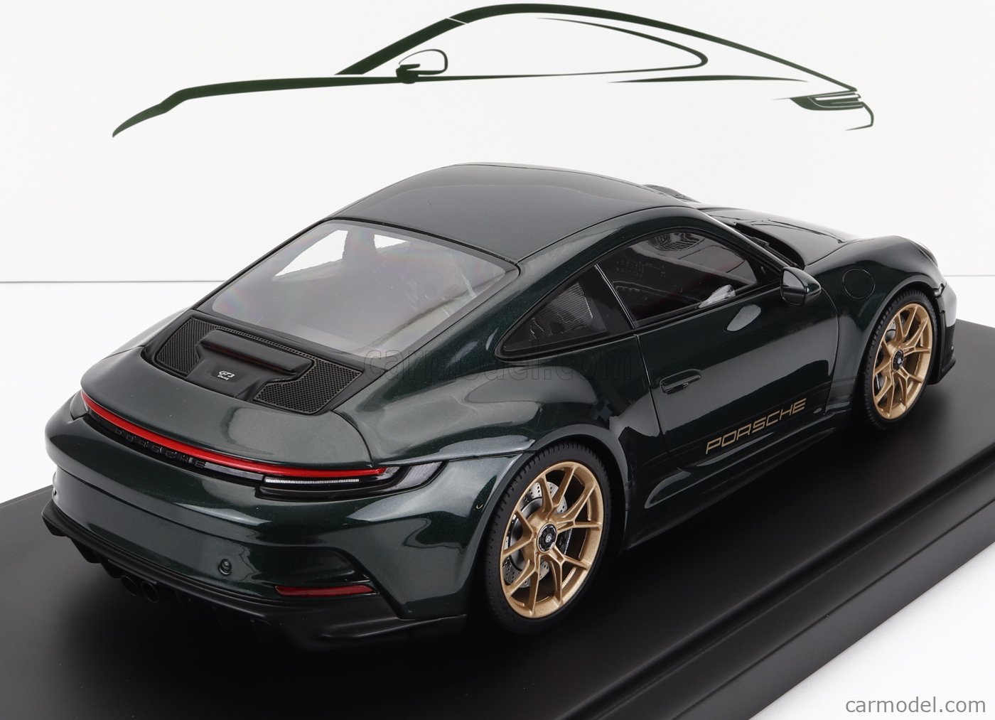 Minichamps 1:43 Porsche 911  992  Gt3 Touring 2021 Yellow With Black Wheels