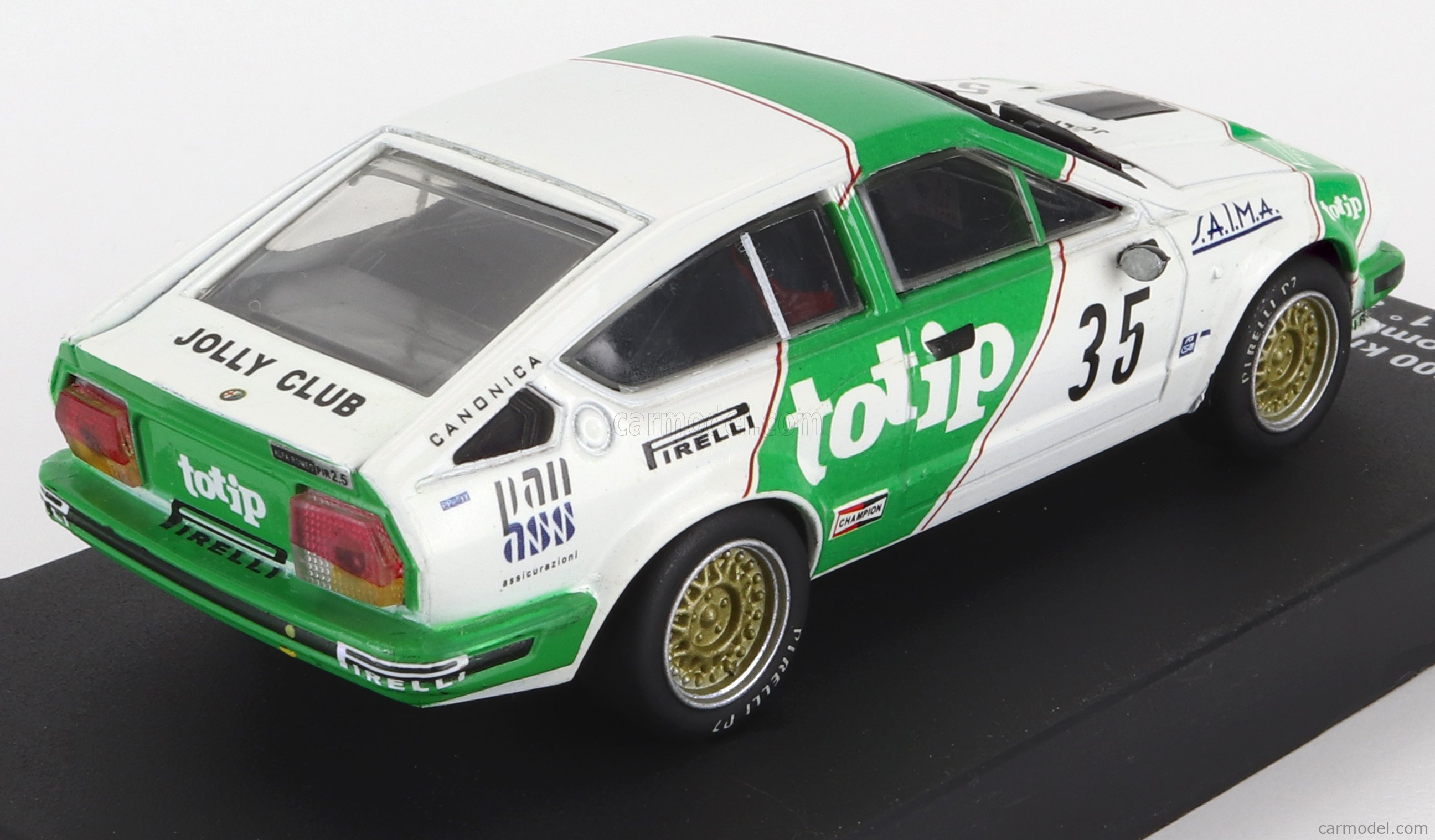 ALFA ROMEO ALFETTA Q. ORO 1983 Gris KIT Monté TRON BEE BOP 1:43