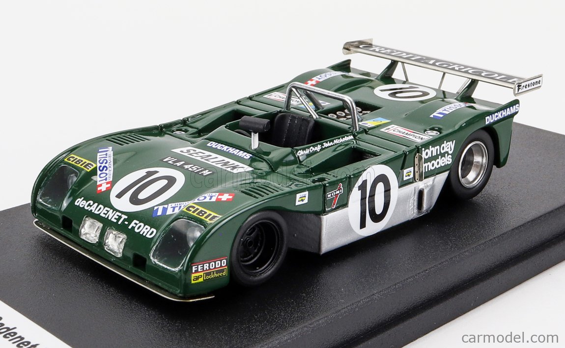 ミニカー　1/43 ドゥ カドネ LM 1974年ル・マン24時間 Alain De Cadenet / John Nicholson #10 [dsn90] ドゥ カドネ LM 1974年ル・マン24時間 #10 Alain De Cadenet