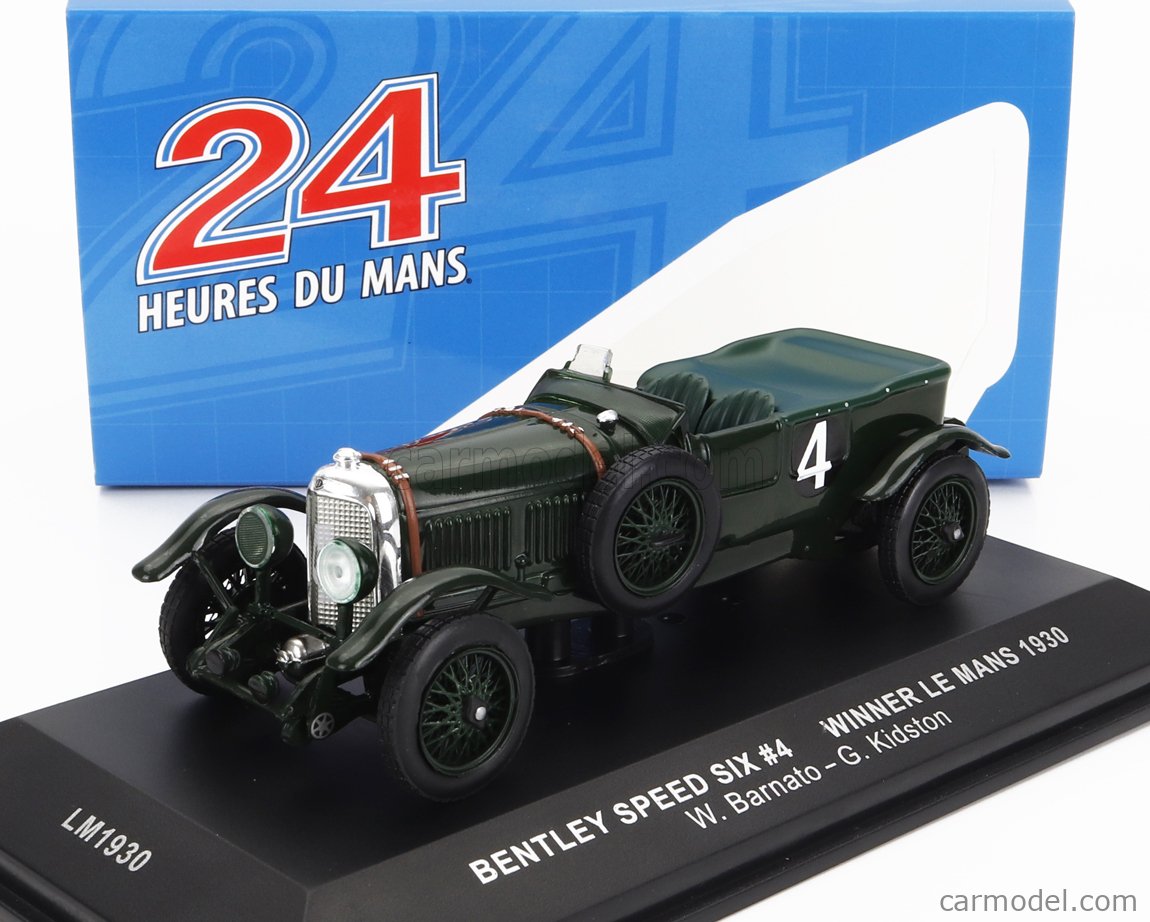 Bentley Speed 6 1930 - Modèle Miniature IXO 1/43 - Voiture D'exception En Boîte - Occasion