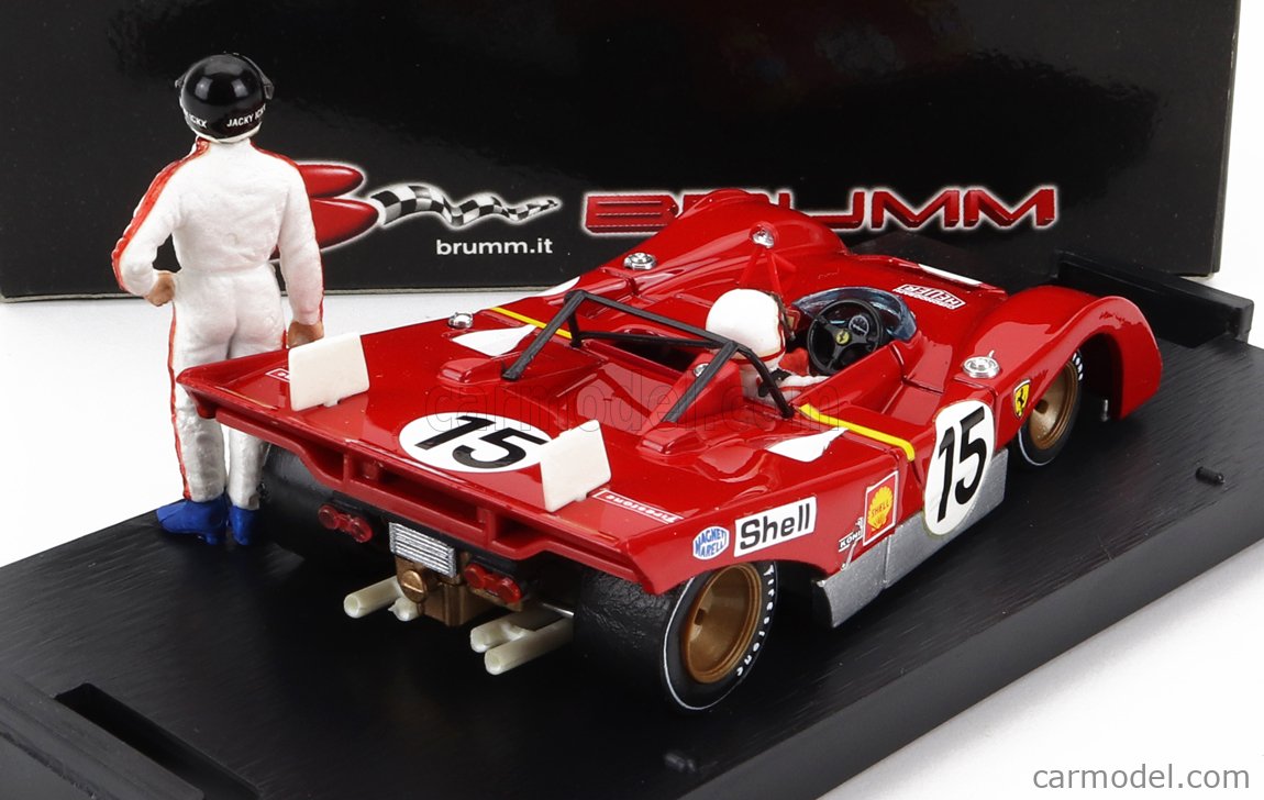 BRUMM R259CH Escala 1/43 FERRARI 312 PB 1000 KM MONZA 1971 N 15 J