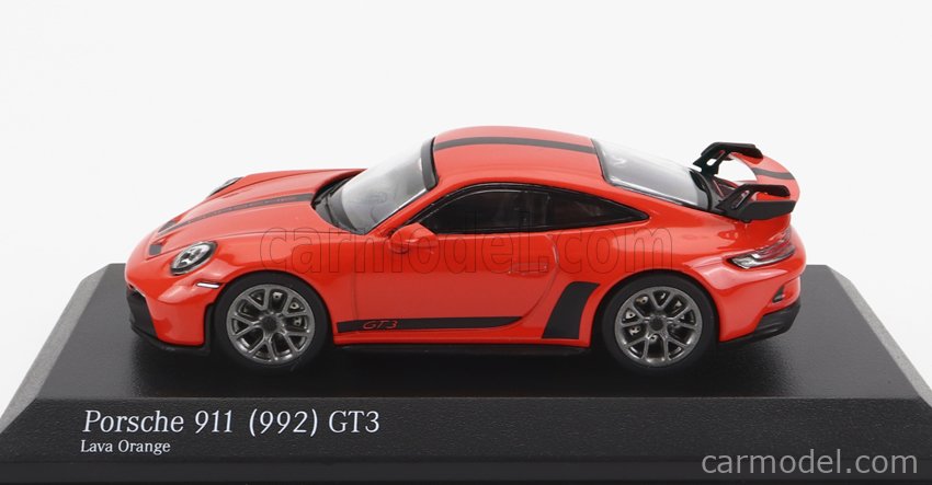 MINICHAMPS 1:64 911 GT3 (992) 2021 Racing giallo/bianco/rosso modellino di  auto
