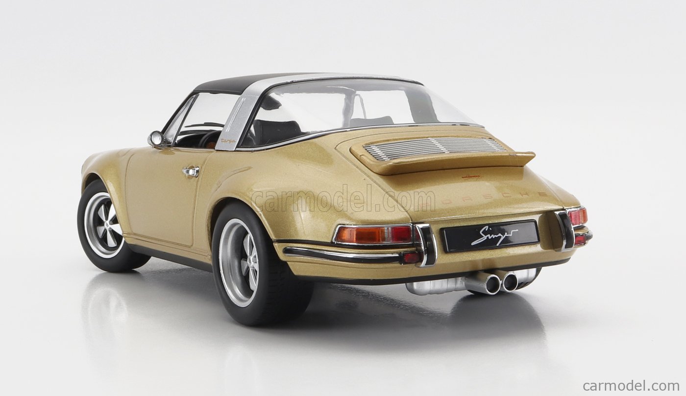 ミニカー　1/18 Singer 911 Targa(ゴールドメタリック) [KKDC180474] KKスケール 1/18 シンガー 911 タルガ ゴールドメタリック