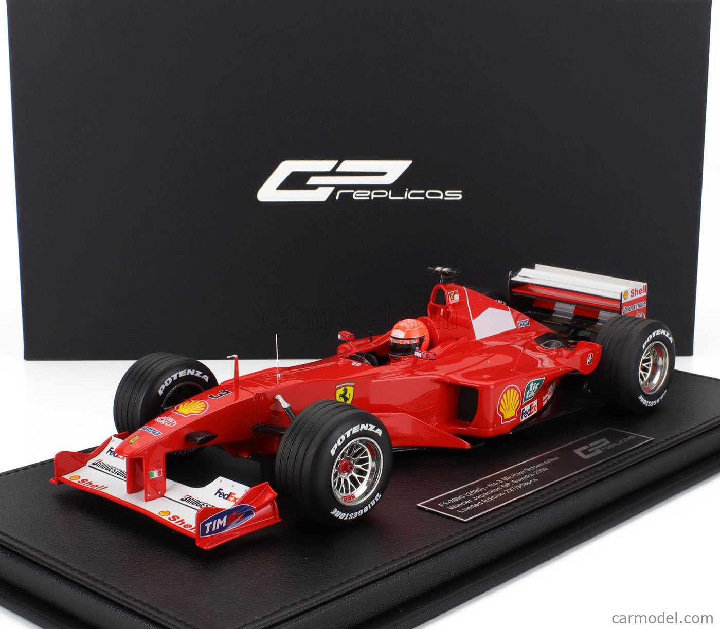 GP-REPLICAS GP167CWD Scale 1/18 | FERRARI F1 F2000 N 3 WORLD