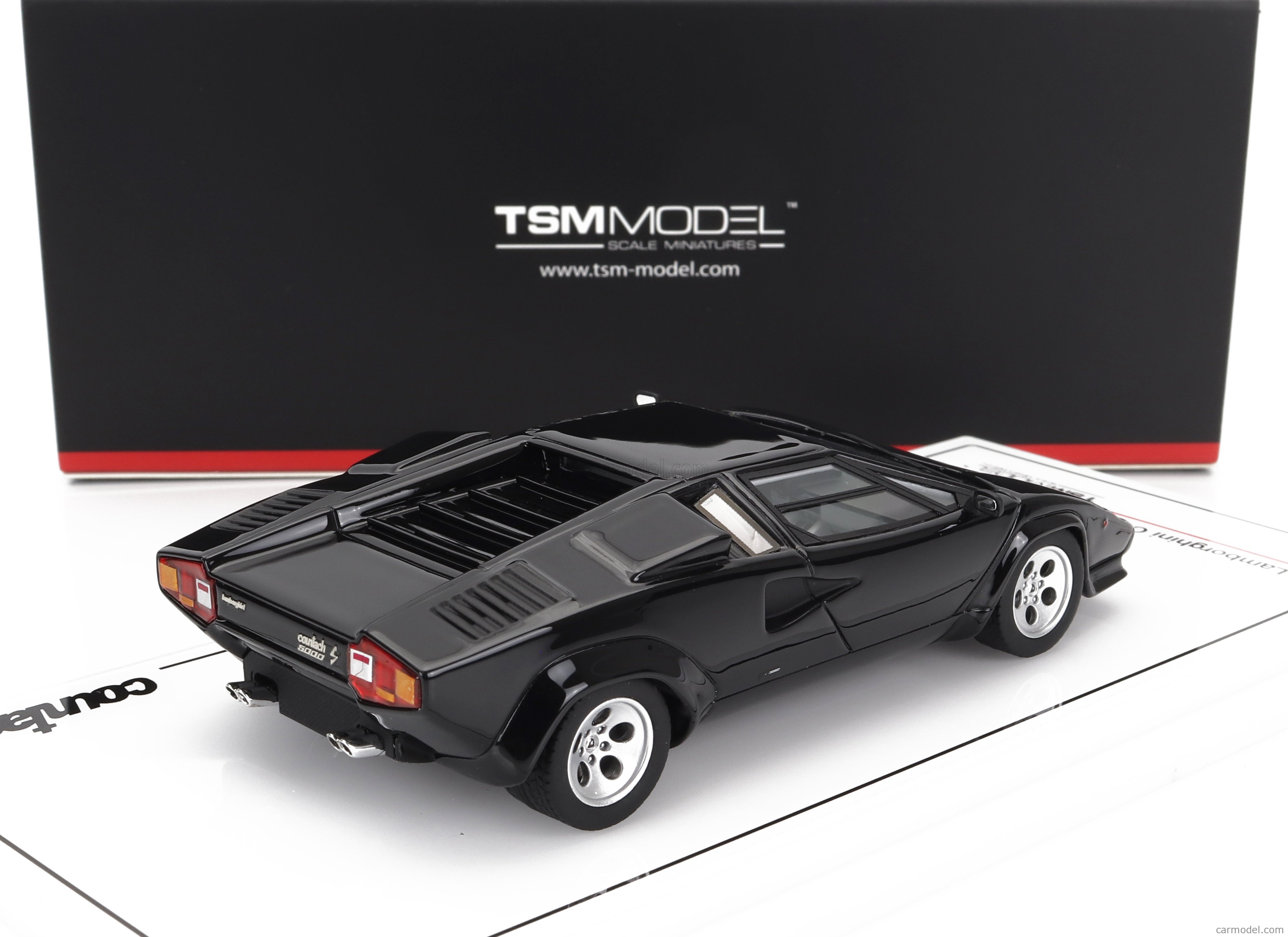 TRUESCALE TSM430703 Scale 1/43 | LAMBORGHINI COUNTACH LP5000S 1982 BLACK