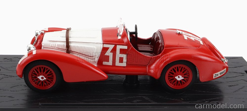 Auto Replica 1/43 Scale White Metal - AR29 Alfa Romeo 8C Red